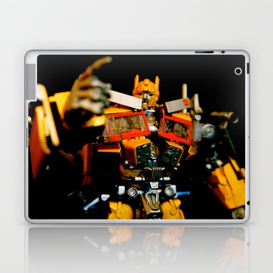 Golden Optimus Laptop & iPad Skin