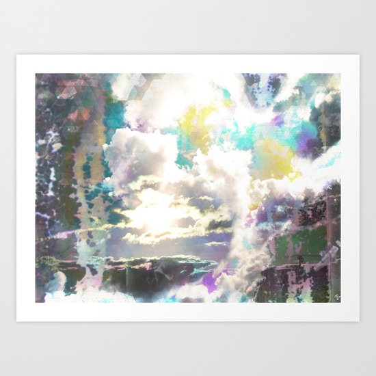 Prism Bubble Bursting Art Print