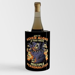 Multiple Personalities - Funny Evil Hell Dog Gift Wine Chiller