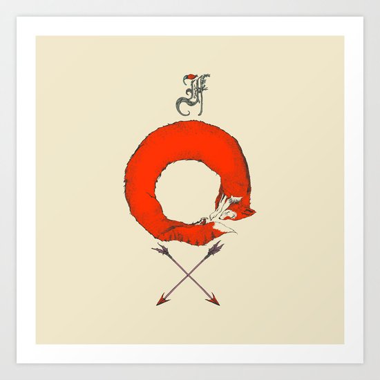 F.O.X Art Print