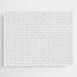 Sharp Pebbles White Jigsaw Puzzle