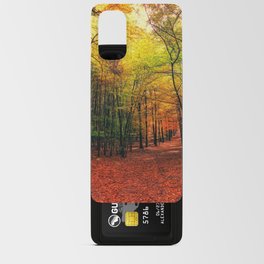 Autumn Forest Landscape Photo Android Card Case