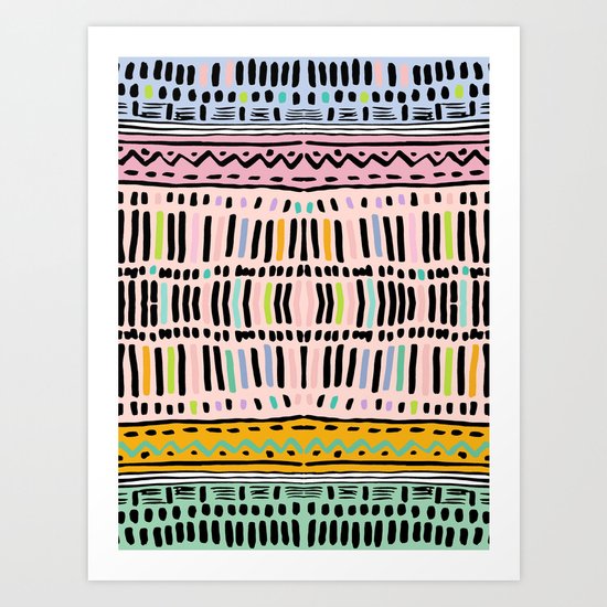 NAVAJO MOTIF Art Print