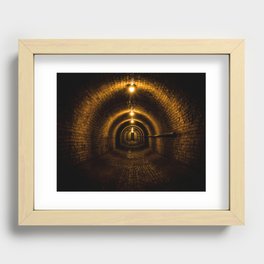 Tunnel Recessed Framed Print