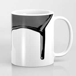 Black paint drip Coffee Mug