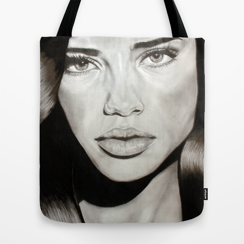 Adriana Lima Tote Bag