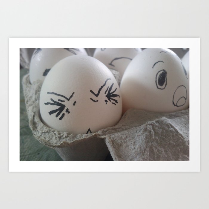 eggs! Art Print