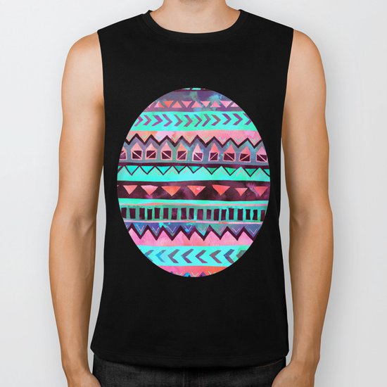 Tribal Pattern 05 Biker Tank