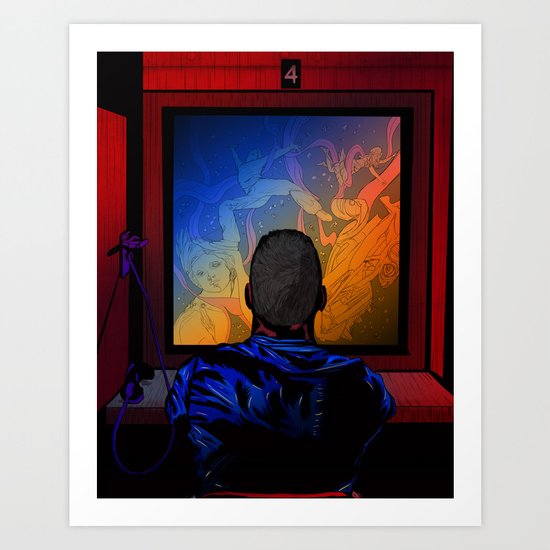 The Beast Art Print