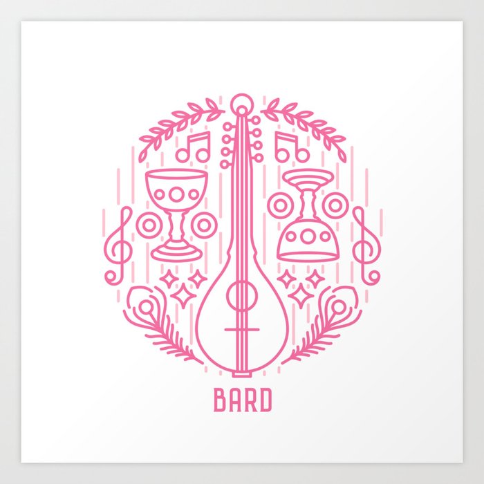 Bard Emblem Art Print