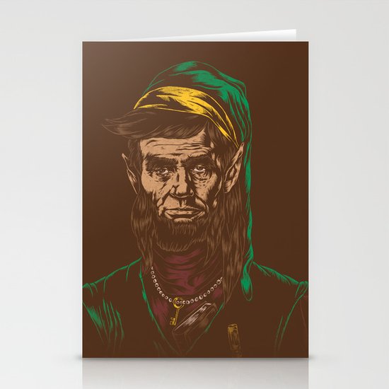 Abraham LINKoln Stationery Cards