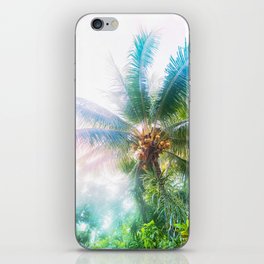 Mexican Palm Tree Vibes #1 #tropical #wall #art #society6 iPhone Skin