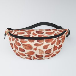 Autumn Leaves Hand Painted Watercolor Pattern Fanny Pack