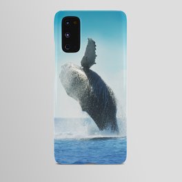 Mexico Photography - Big Whale Jumping Up From The Water Android Case