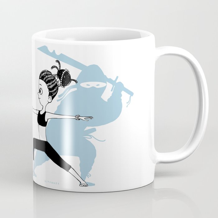 Yoga Ninja Warrior Coffee Mug
