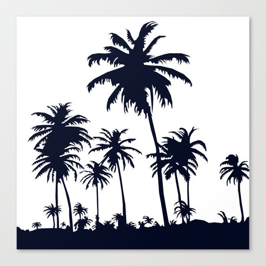 California Negative Canvas Print