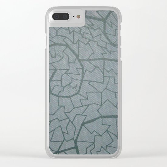 mosaic waves Clear iPhone Case
