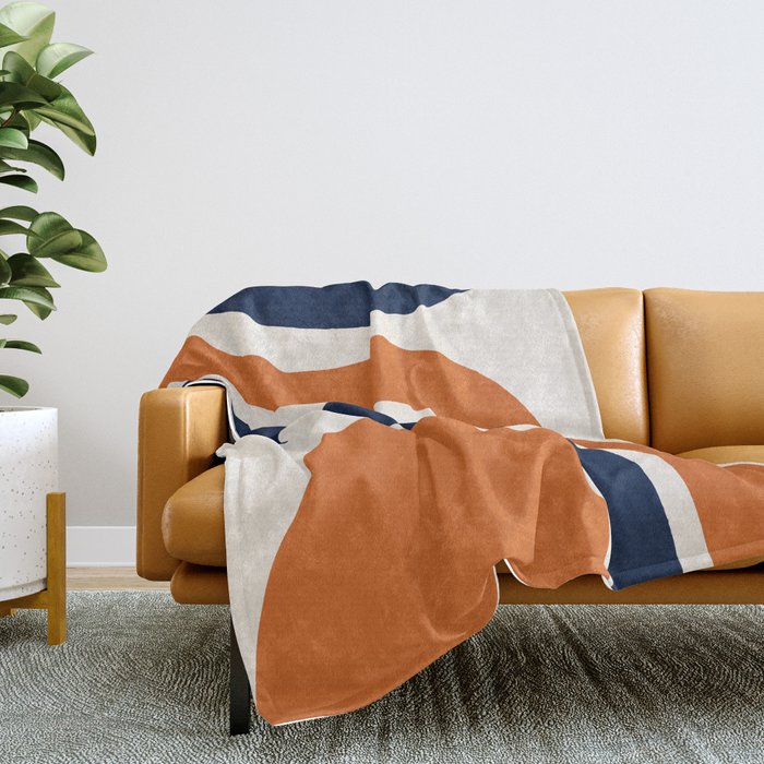 Burnt orange throw 2025 blanket and pillows