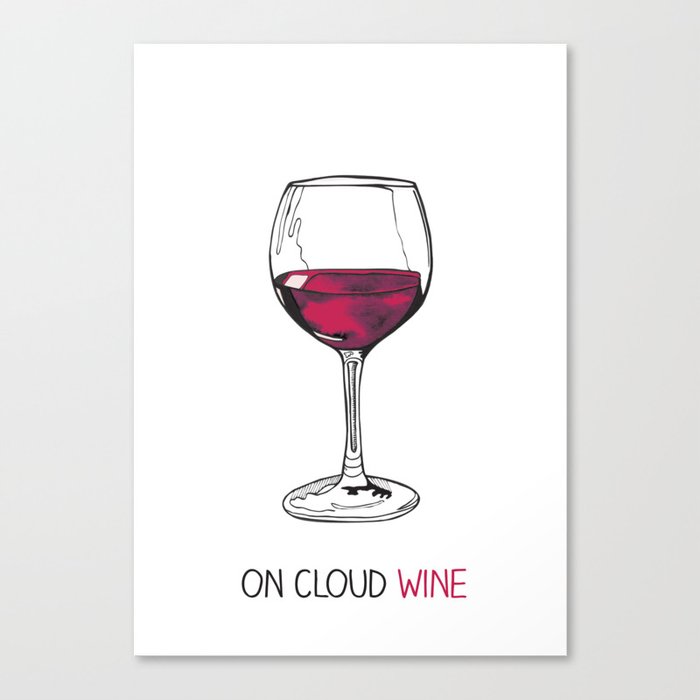 On Cloud Wine Canvas Print