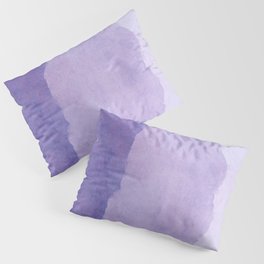 Ombre Waves in Purple Pillow Sham