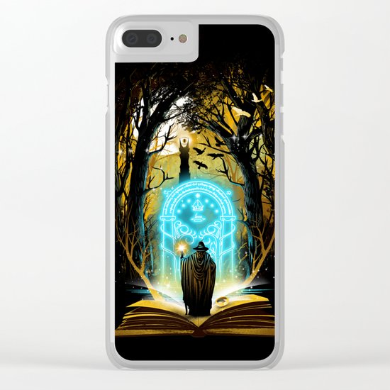 Book of Magic and Adventures Clear iPhone Case