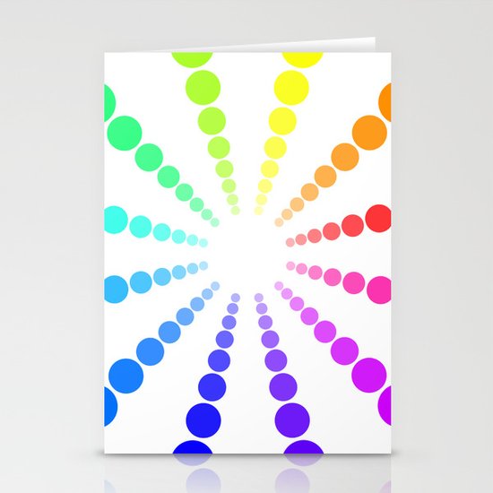 dots & circles o2 Stationery Cards