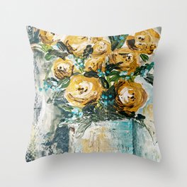 Happiness in Shadows Throw Pillow