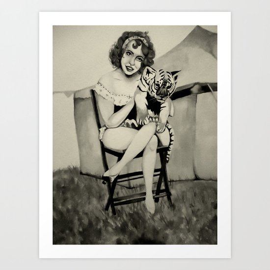 Circus. Art Print