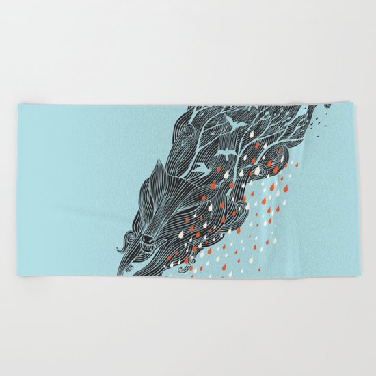 The Perfect Storm Beach Towel