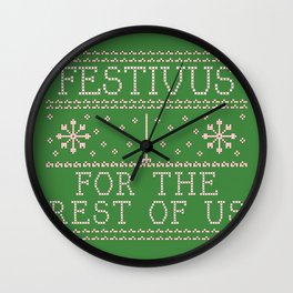 festivus Wall Clock | Funny 