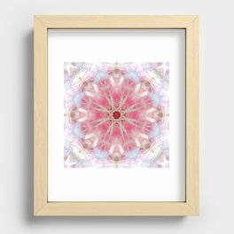 Mandala from Pink Flower Recessed Framed Print