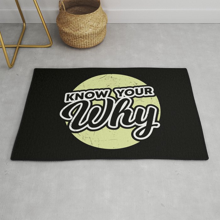 Know Your Why Rug