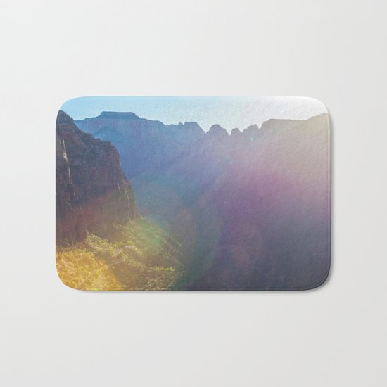 Arousal of Shadows (Zion National Park, Utah) Bath Mat