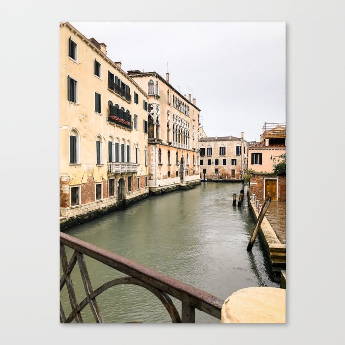 The canals of Venice | Italy | Europe | Travel photography Canvas Print