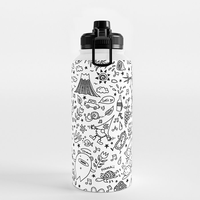 Avenie Wild Cheetah Collection 32 oz Water Bottle With Straw Lid - Society6
