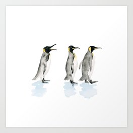 penguins Art Print