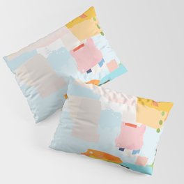 solving world hunger with pretty shapes Pillow Sham