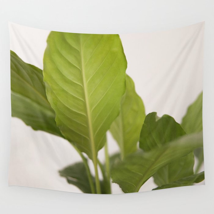 Hojas verdes (2) (green leafs) Wall Tapestry