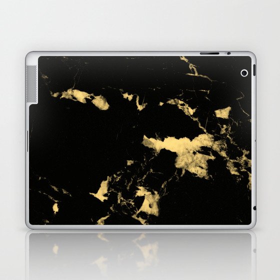 Black Marble #5 #decor #art #society6 Laptop & iPad Skin
