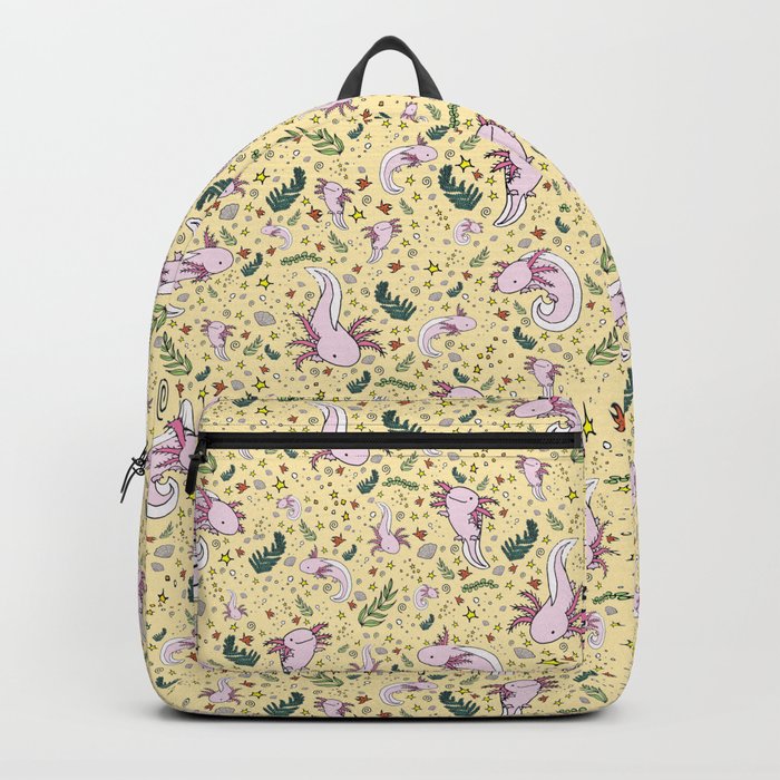 purple axolotl squishmallow backpack
