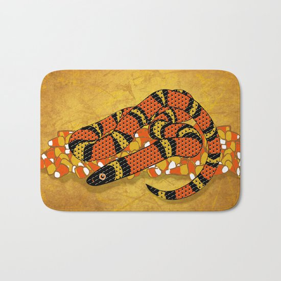 Mexican Candy Corn Snake Bath Mat
