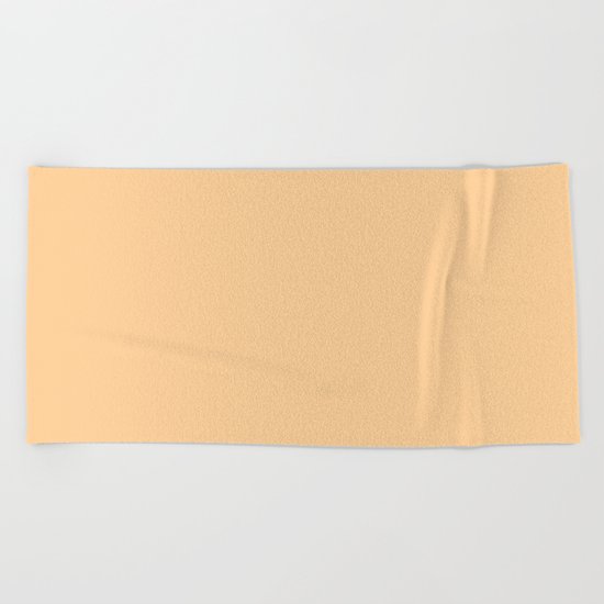 Simply Orange Sherbet Beach Towel