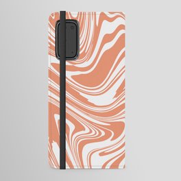 Abstract Pink Fluid Android Wallet Case
