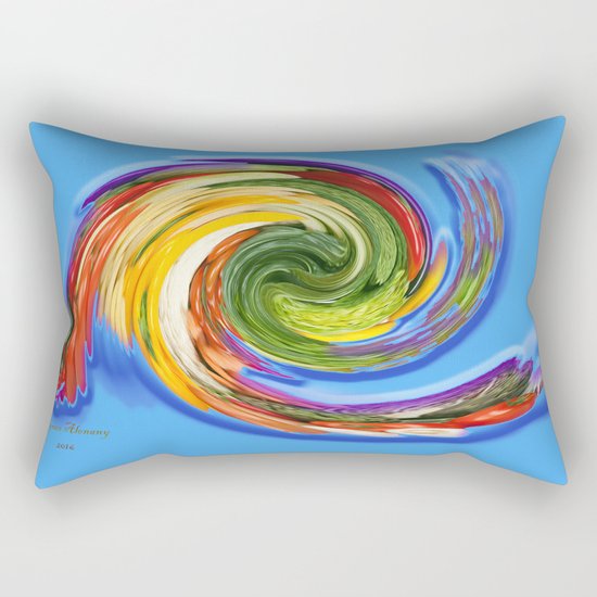 The whirl of life, W1.9C Rectangular Pillow