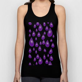 Purple Raindrops Tank Top