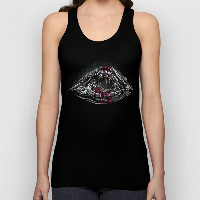 Beast Monster Eye Scary Graphic Tank Top