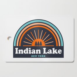 Indian Lake New York Rainbow Cutting Board