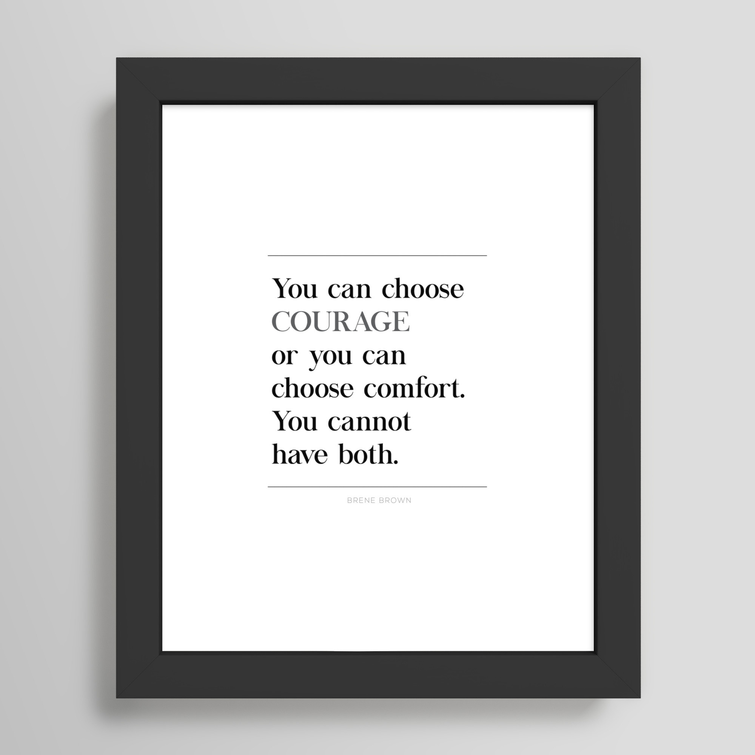Download Print & Frame 8x10 5x7 Wall Art 4x6 Brene Brown Quote Gift and 11x14 Digital Print Perfectionism is the Enemy of Done