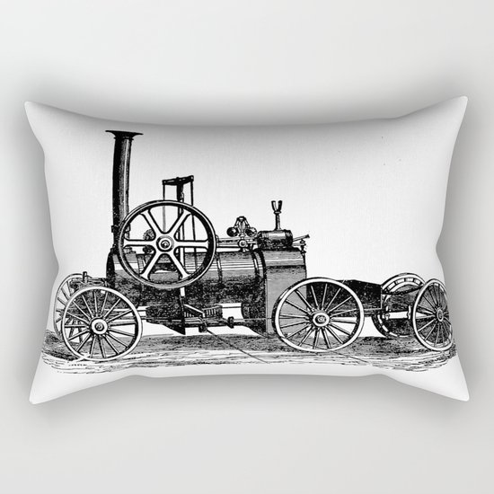Steam car Rectangular Pillow