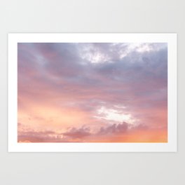 The Sky is the Limit | Beautiful Pink Clouds | Photography Art Print